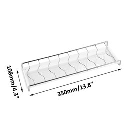 MINGFANITY Small Bowl Drainer with Drainboard, Stainless Steel Bowl Drying Rack for Kitchen Counter Organizer Storage, Storage Shelf, Chrome