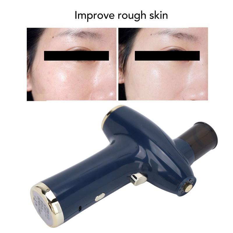 Facial Oxygen Spray Injector Red Blue Light High Pressure Fine