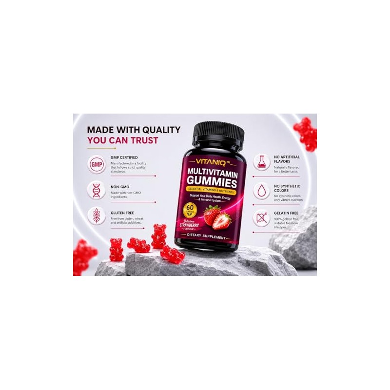 Multivitamin Gummies for Adults – Mixed Vitamins & Minerals Formula