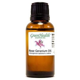 Rose Geranium 1oz Essential Oil (100% Pure & Uncut) - GreenHealth