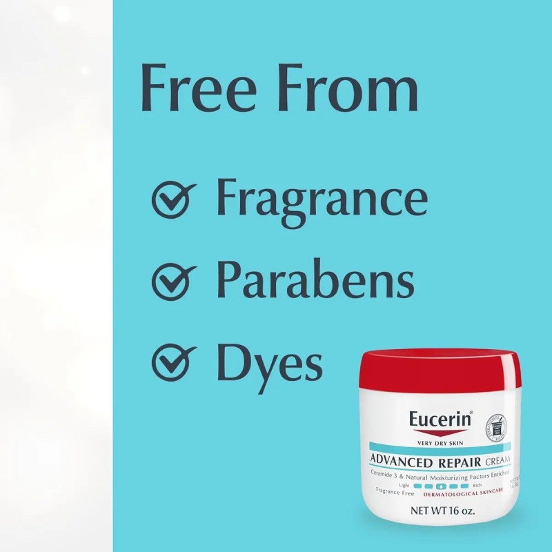 Eucerin Advanced Repair Creme 16 Onzas (el Empaque Puede Var