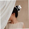 ABOOFAN 1pc Panda Shape Hair Clip Zinc Alloy Hair Accessory