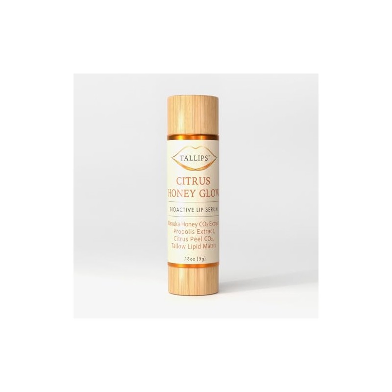 Tallow Lip Serum and moisturizer, Citrus Honey Glow flavor by