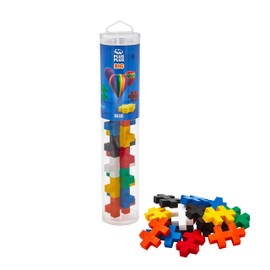 Plus-Plus 300.3224 Kreativ-Bausteine Big Tube, Geniales Konstruktionsspielzeug, 15 Teile