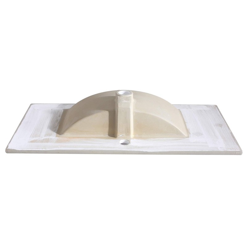 Walnest 36" Drop-In Rectangular Ceramic Bathroom Vanity Sink Top with