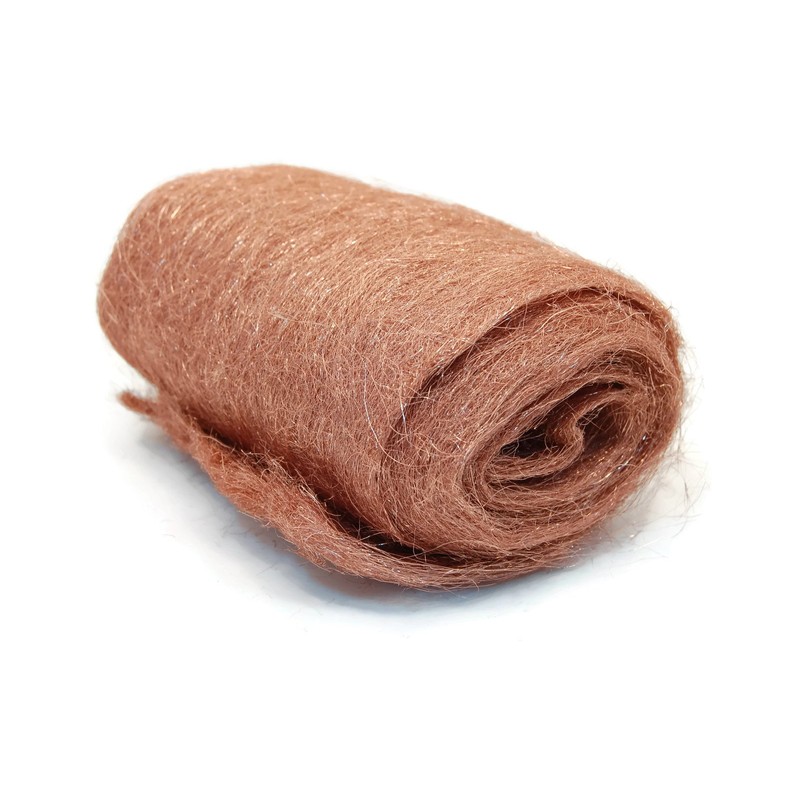 Copper Wool 3.5 Oz Skein/Pad -by Rogue River Tools. (FINE