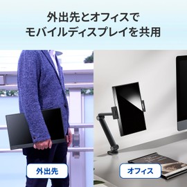 GOPPA GP-DPA17LC/B-EC Mobile Display Arm Clamp Fixed Type (~17.3")