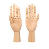 Jointed Hand Plant Holder Flexible Eye Catching Wooden DIY Plant