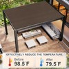 Cool Area Sun Shade Cloth with Grommets 3/4/6/8/10/12/16/20 FT Shade