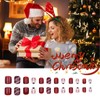 Christmas False Nails with Glue, Christmas Fake Nails Press on