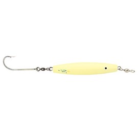 AHI USA DJS-4-GL Assualt Diamond Single Hook 4 oz Jig Glow