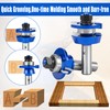 SMJXTOP 2Pcs Shaker Style Rail and Stile Router Bits Set