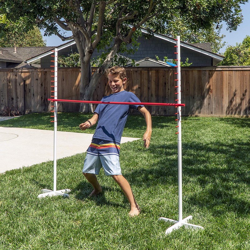 GoSports Get Low Limbo Premium Wooden Limbo Game, Sets up