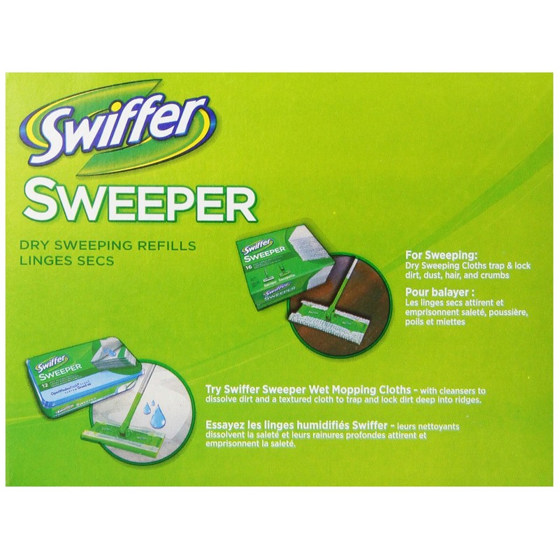 Swiffer Sweeper Dry Sweeping Cloths, Mop and Broom Floor Cleaner