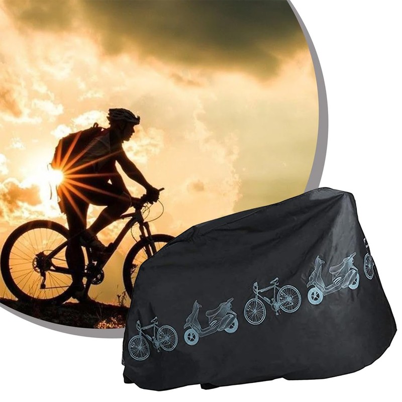 GXGM Bicycle Tarpaulin, Bicycle Cover, Waterproof, Bicycle Protective Cover, Bicycle