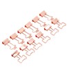 30 Pcs Binder Clips Powerful Clamping Force Deer Bone Shapes