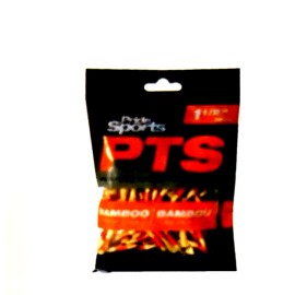 Pride   1   1/2”PTS Bamboo Tees Natural/Orange ( 90 Per Bag )