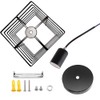 iDEGU Industrial Ceiling Light Cage Chandelier Metal Iron Light for