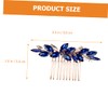 Beavorty 3pcs Wedding Crystal Hair Comb Decorative Comb Rhinestones Bridal