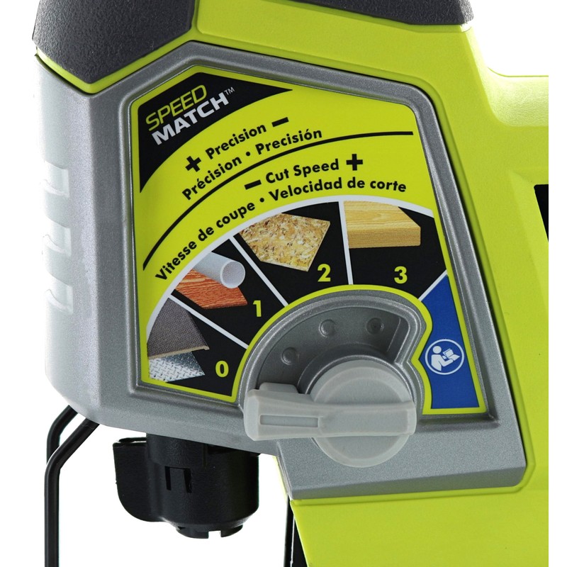 Ryobi JS481LG 4.8 Amp Corded Variable Speed T-Shank Orbital Jig