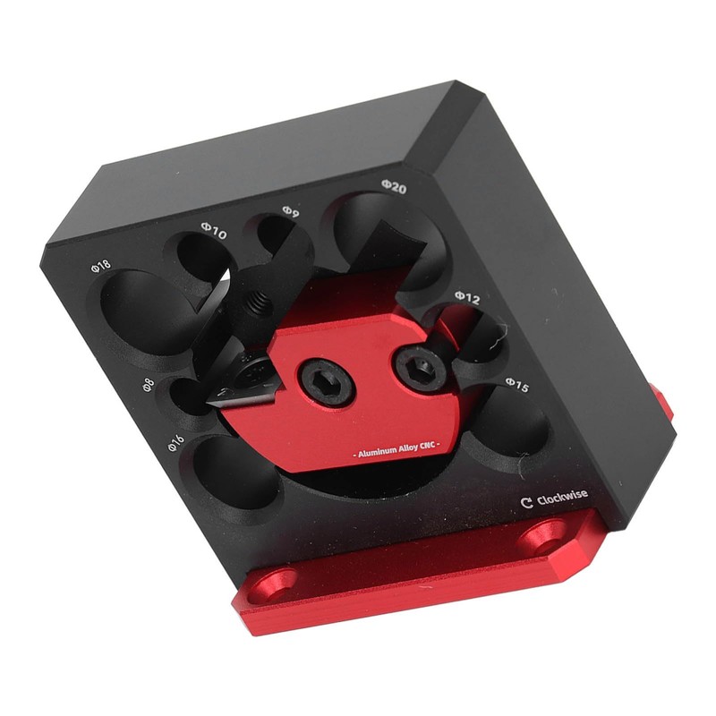 Adjustable Dowel Maker Jig, 8 Hole Aluminium Alloy, Wood Round