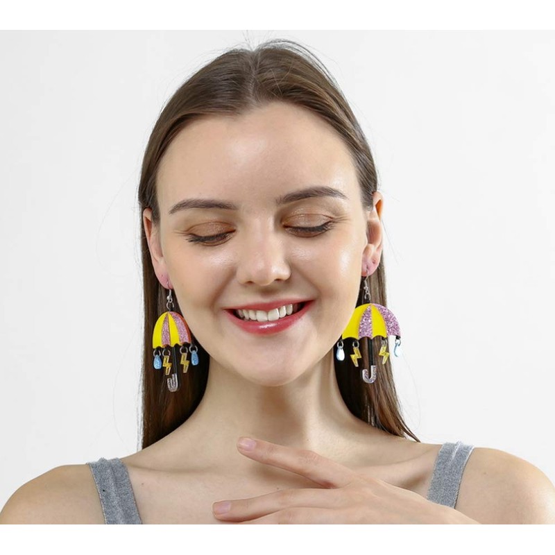 CutieJewelry Womens Umbrella Weather Costume Dangle Cute Pretty Earrings