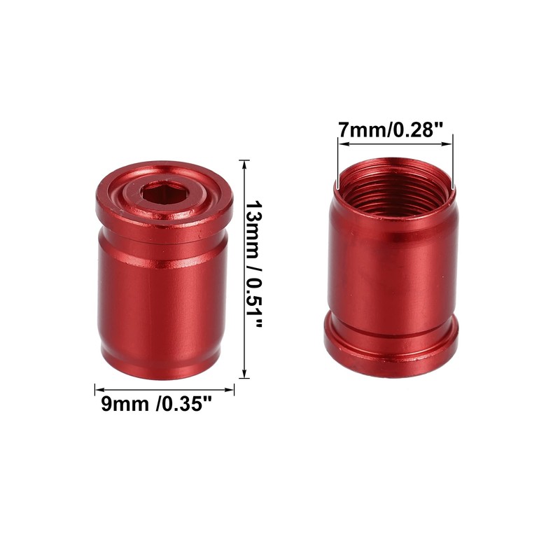 X AUTOHAUX 4pcs Wheel Tire Valve Stem Caps Universal with