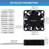 GDSTIME 2 Pack 25mm 5V Fan - Mini 25x25x7mm 2-Pin