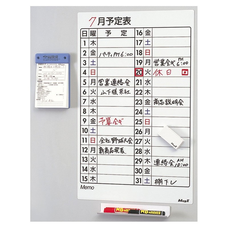 Mag-X Magnetic Week Sheet