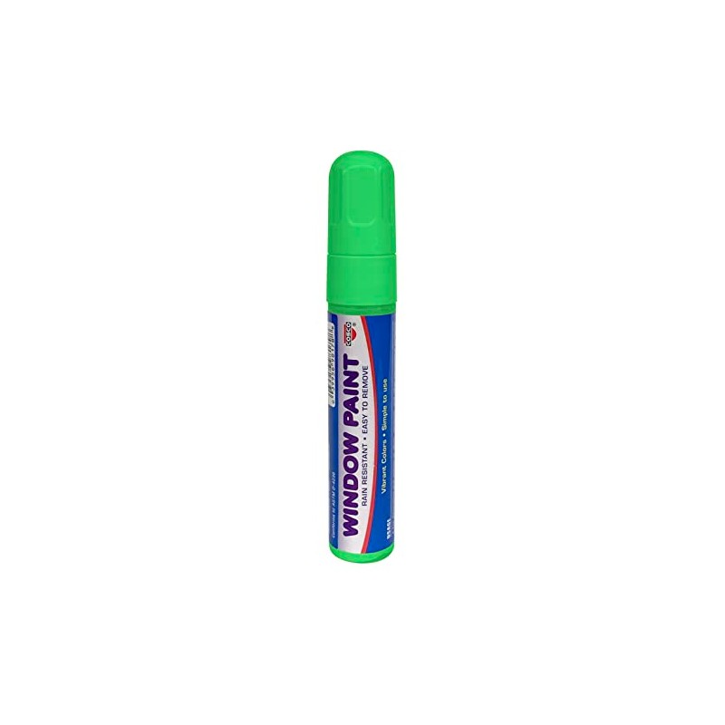 Cosco Window Paint Marker, Green, 9/16" Chisel Tip (098178)