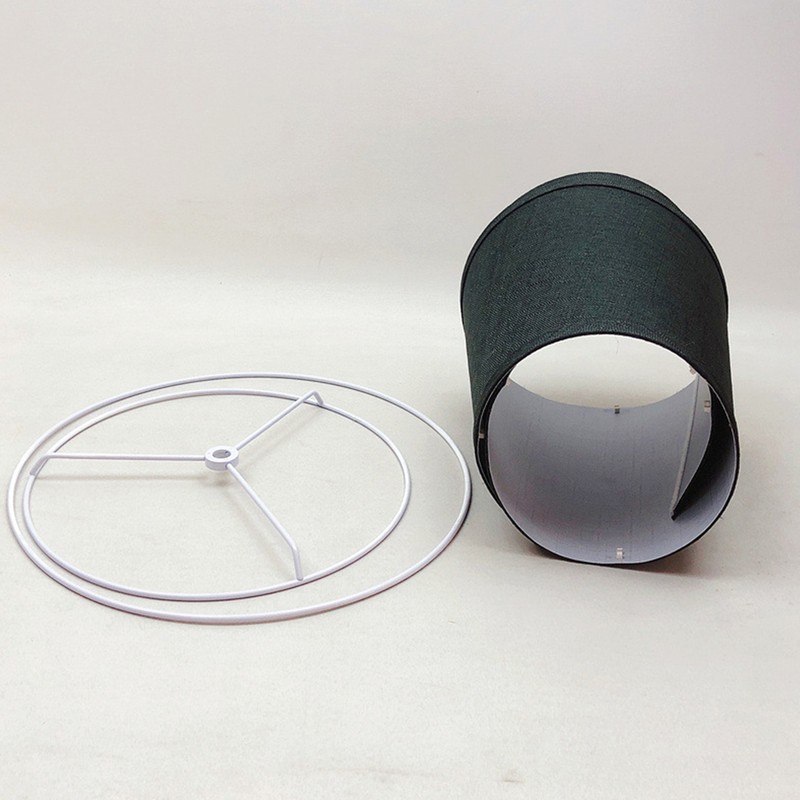 Removable Folding Linen Lampshade Cowl DIY Homemade Table Lamp Accessories