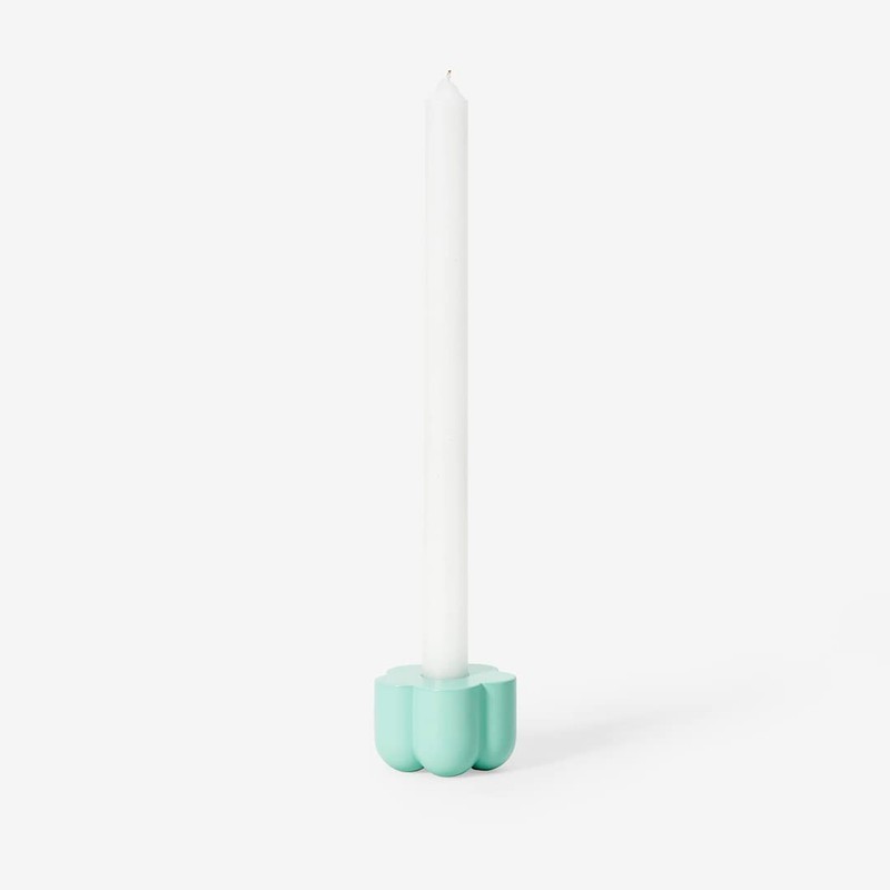 Poppy Candle & Incense Holder (Blue)