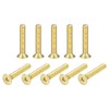 sourcing map Flat Head Socket Cap Screws, M4-0.7 x 20mm