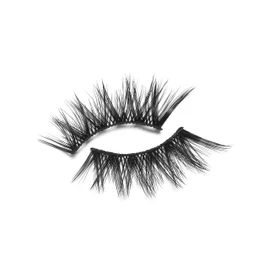 Eylure Luxe Silk Accent Radient False Eyelash, Black, Reusable, 1 Pair