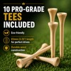 Funny Golf Tee Holder & 3.25" Wood Tees, Golf Gifts