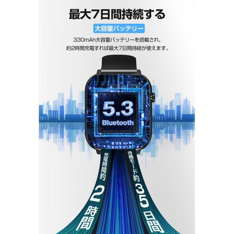 Smart Watch, Compatible with iPhones, 2025 Innovation, Multi-functional, 2.0-inch Large