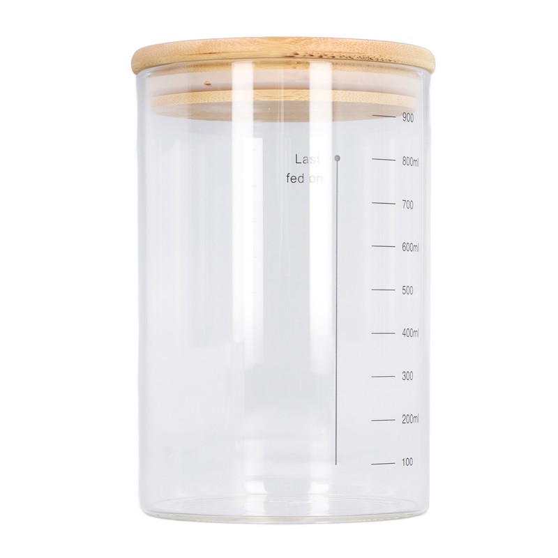 Sourdough Starter Jar Kit Wooden Lid 34oz Sourdough Bread Baking