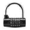 5 Letter Combination Password Robust Security Lock (Nine-Way)