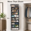 10-Tier Over-the-Door Shoe Organizer with Deep Pockets, Large Hanging Shoe