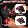 60A DC 12V-48V Circuit Breaker,Waterproof Manual Reset Inline Fuse Holder