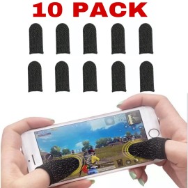 BBing 10-PACK Screen Gaming Finger Sleeve Game Controller Mobile Sweat Proof Gloves