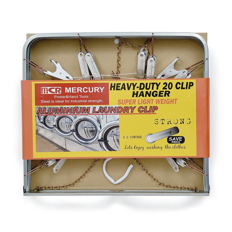 Mercury (Mercury) Laundry Hanger 20P Silver melaha20 