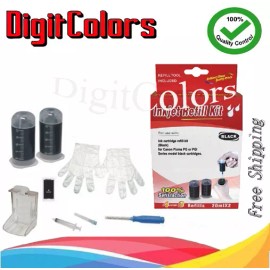 Digit Colors Black ink cartridge Refill bottle tool box kit for canon PG-245 245XL 243 243XL