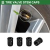 Motoforti Tire Valve Stem Caps Tyre Valve Dust Covers 8x13mm