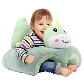 Cartoon Baby Support Seat Sofa, Soft PP Cotton Filling Enhanced Comfort Skin Friendly Back Support Infant Sitting Cushion for Infants Toddler