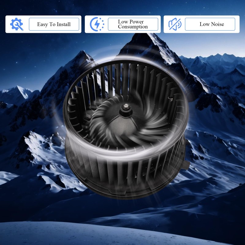 HVAC Heater Blower Motor and Resistor Fan Assembly Compatible with