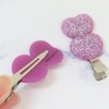 Puregumi Hair Accessories Bangs Clip Set of 2 / Grape
