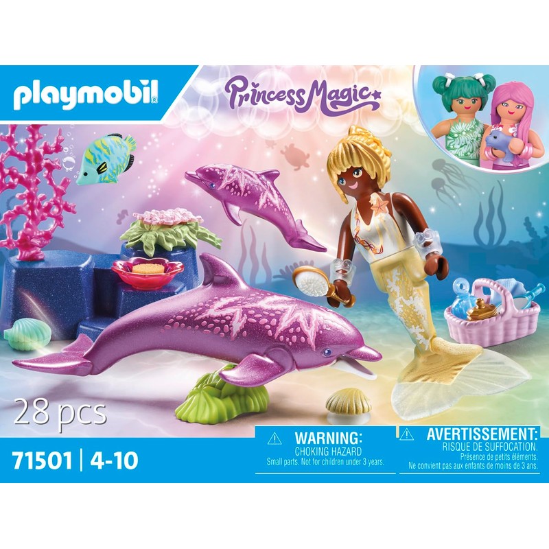 Playmobil 71501 Sirena con Delfines