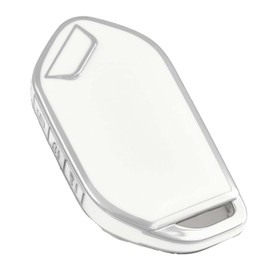 YALNORVA for Kia Key Fob Cover, TPU Key Fob Case Cover Fits for Kia Telluride EV5 Telluride 2023 2024 2025 K4 K5 Gt Sorento Car Accessories Smart Key Holder, Silver White