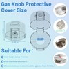 Stove Knob Safety Covers for Child Baby Proofing Kitchen Oven